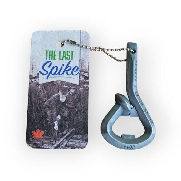 Steam Whistle 2014 Rail Spike Bottle Opener Collectible NWT - Picture 3 of 4